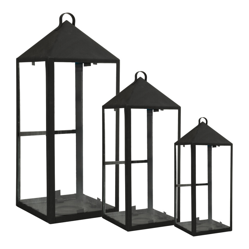 Fanal De Jardín Grande Chapa Negro Fanal De Jardín Grande Chapa Negro