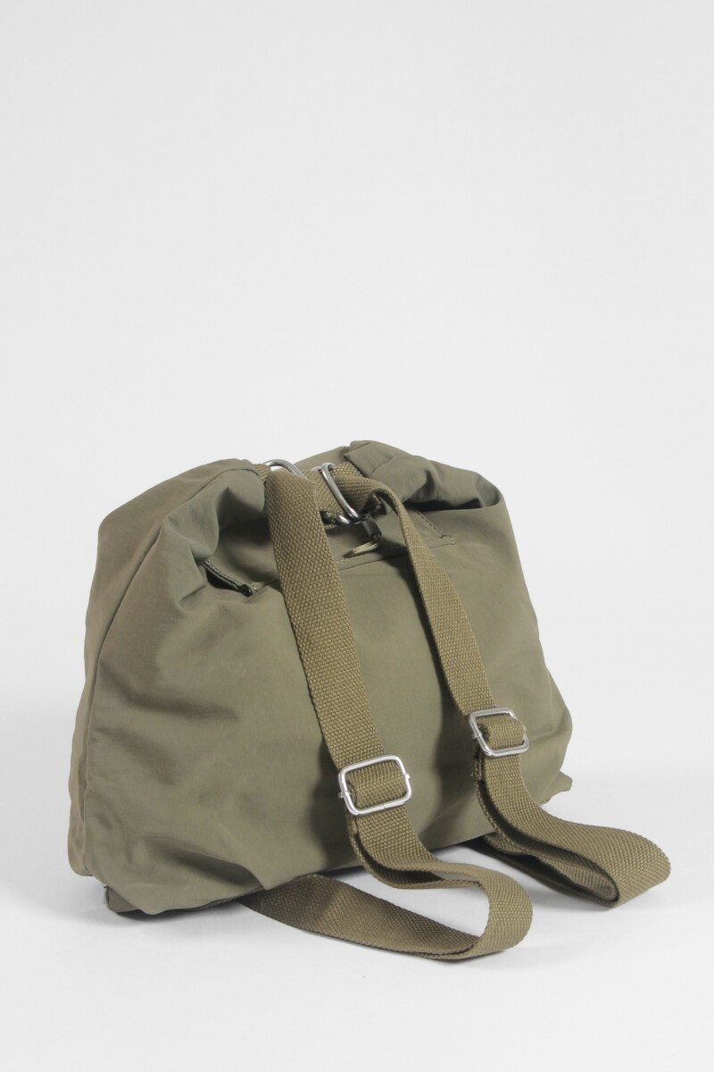 Hobo mochila de tela verde