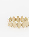 Pulseras Elásticas Metal Pulsera Elástica Chapones - Dorado