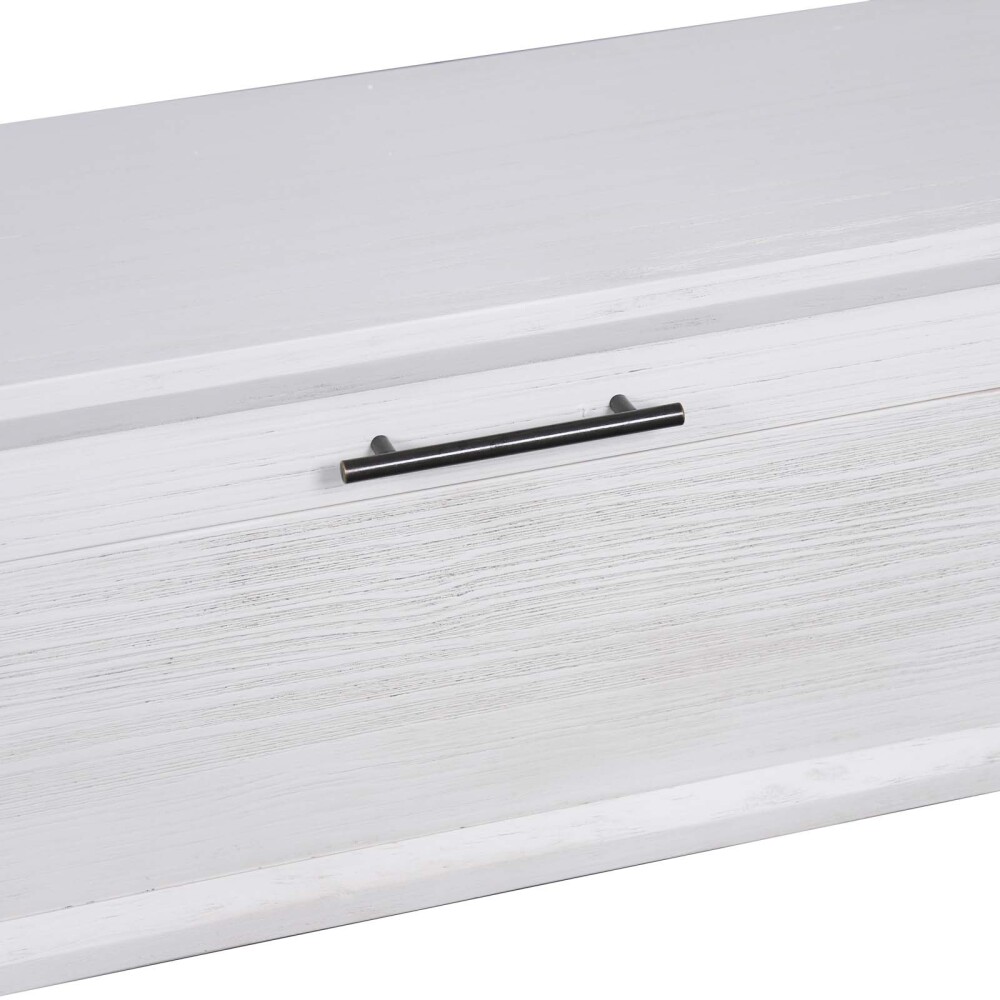 PIE DE CAMA C/BAUL MADERA BLANCO WESTBROOK