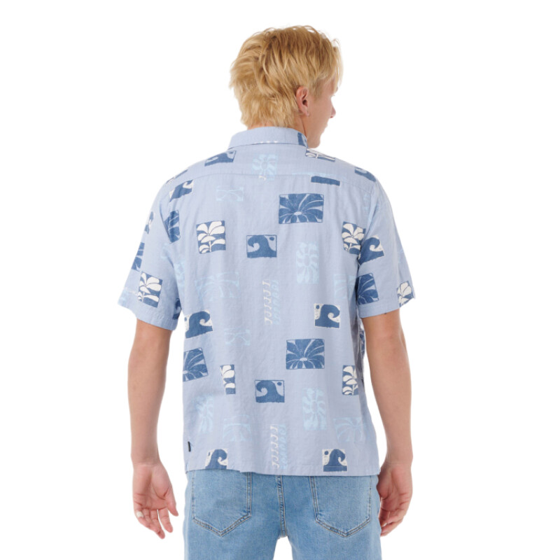 Camisa Rip Curl Aots Ty Williams Shirt - Celeste Camisa Rip Curl Aots Ty Williams Shirt - Celeste