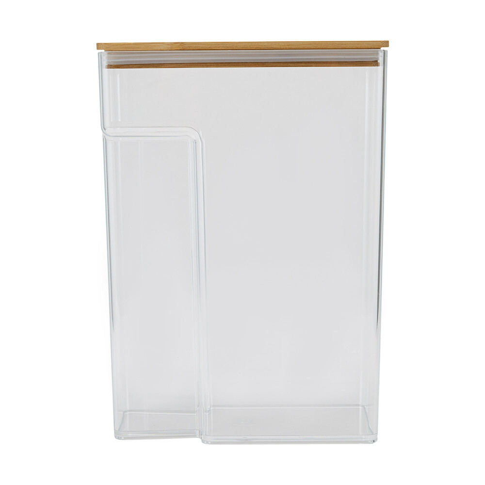 FRASCO TRANSPARENTE BAMBÚ Y VIDRIO 42987109