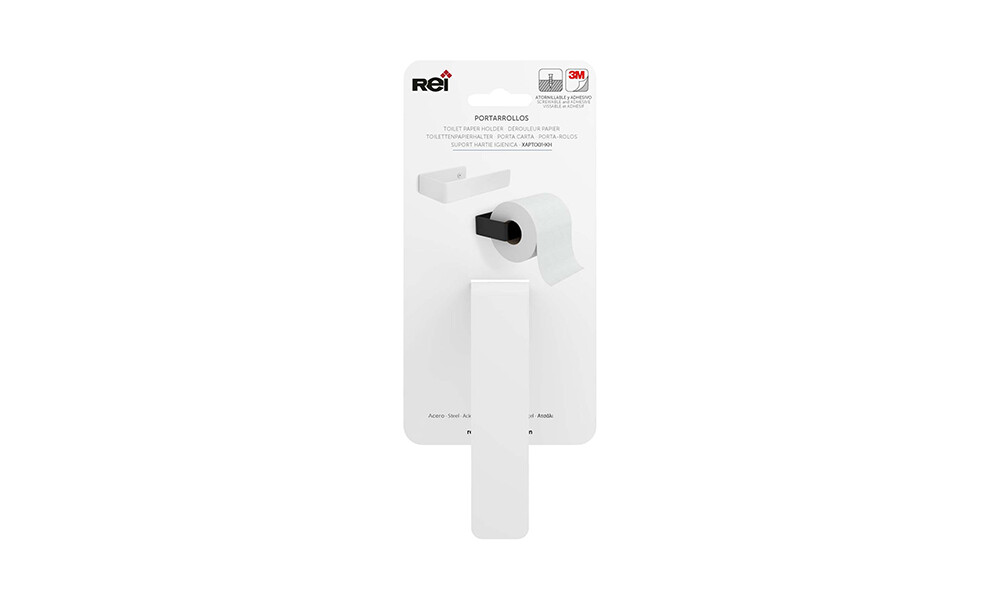 Soporte para rollo 4106 blanco Soporte Para Rollo 4106 Blanco