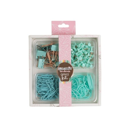 Set de escritorio cuadrado IBI Craft Verde Pastel Sc