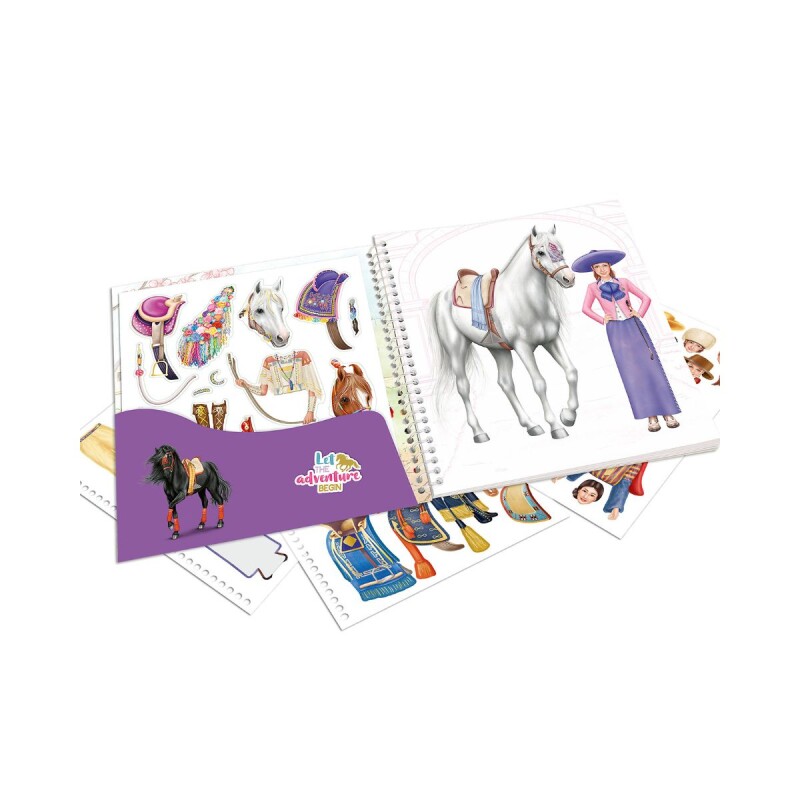 Libro con stickers Top Model - Dress me up Miss Melody