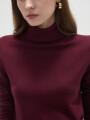 Polera Tivana Cereza Oscuro