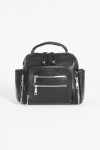Mochila bandolera con bolsillo negro