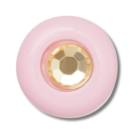 Jibbitz Pink and Yellow Acrylic Gem Multicolor