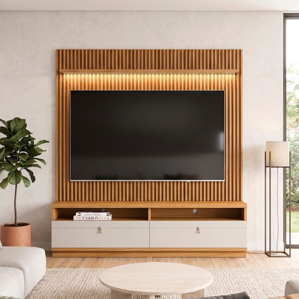 Modular para Tv Ouro Rack + Panel 1.8 Modular para Tv Ouro Rack + Panel 1.8