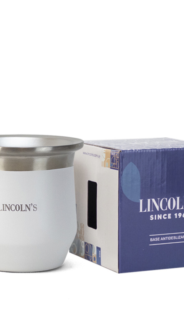 MATE TUNEZ ACERO INOXIDABLE BLANCO