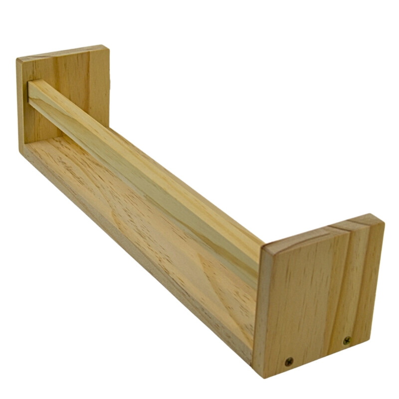 Estante decorativo colgante de madera 42cm MADERA