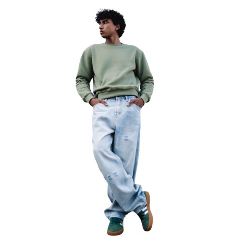 BUZO OVERSIZE XS-XL VERDE