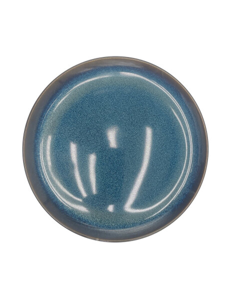 PLATO DE MESA CERAMICA D25CM ORGANIC AZUL PLATO DE MESA CERAMICA D25CM ORGANIC AZUL