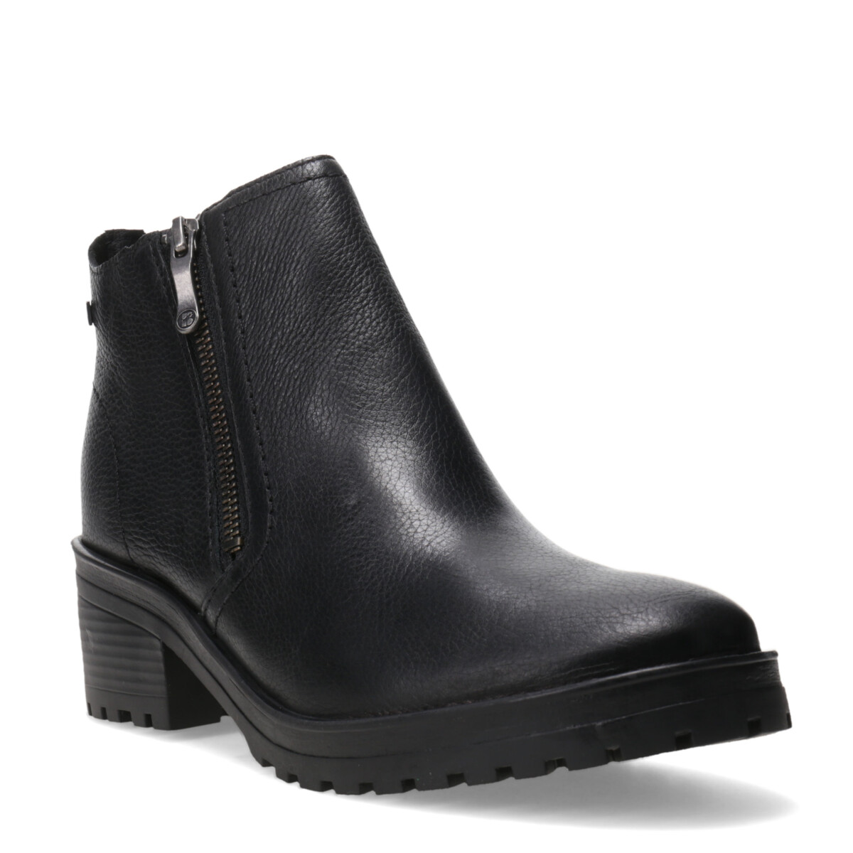 Bota de Mujer Bottero caña baja con cierre 349102 - Negro 