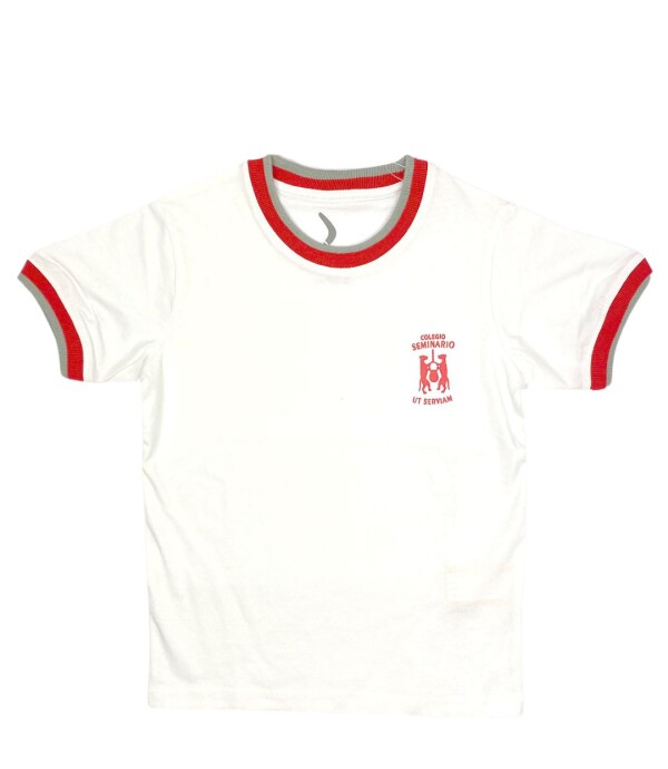 T-shirt manga corta Colegio Seminario Blanco