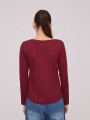 Remera Sidrale Bordeaux Oscuro