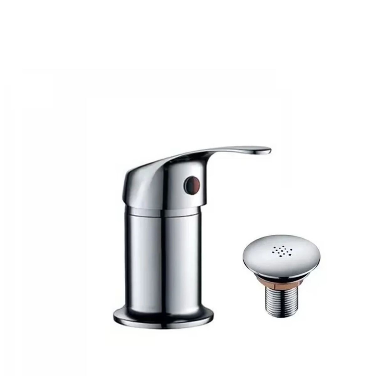 Grifería De Bidet Monocomando Sin Transferencia Capri Cromado 