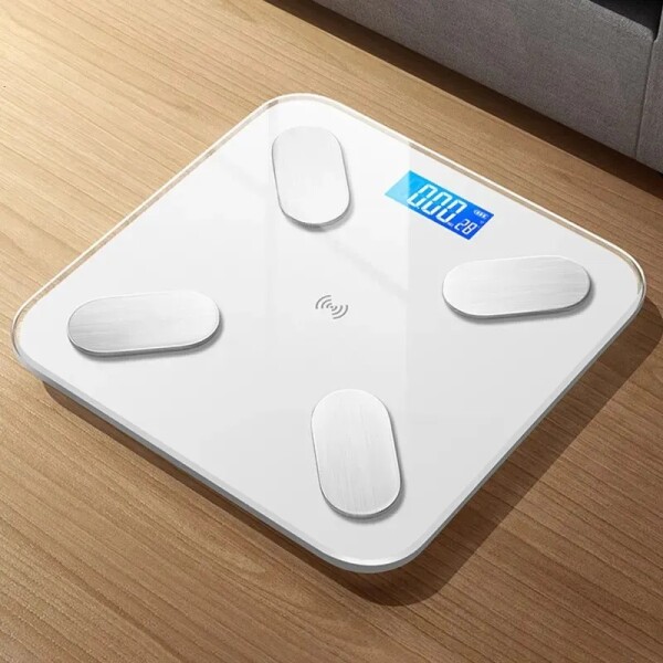 Balanza Inteligente Digital Baño App Smart Monitoreo180 Kg Color Variante Blanco