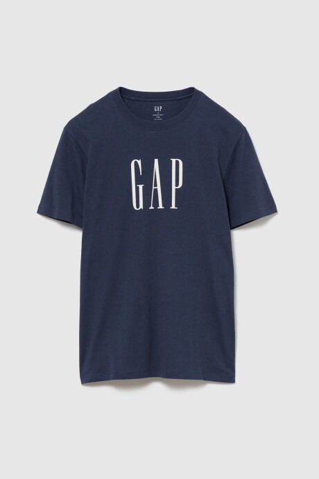 Remera Logo Gap Hombre Vintage Navy
