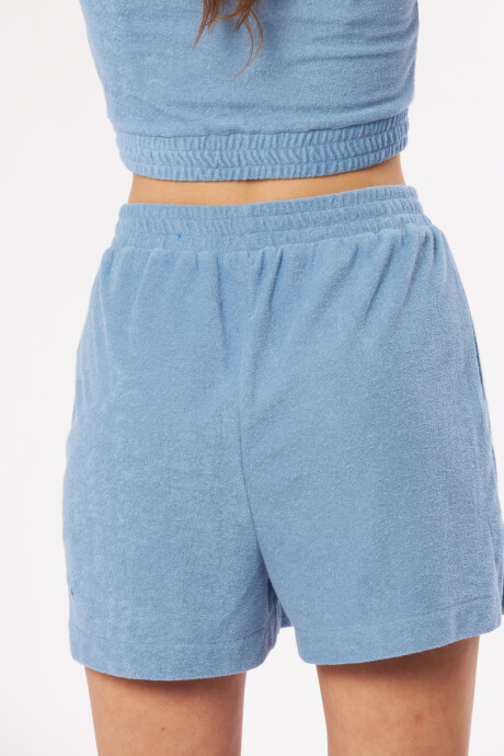 SHORT FELPA TIQUE RUSTY Azul