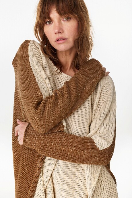 Poncho Misuna Cobre/Crudo