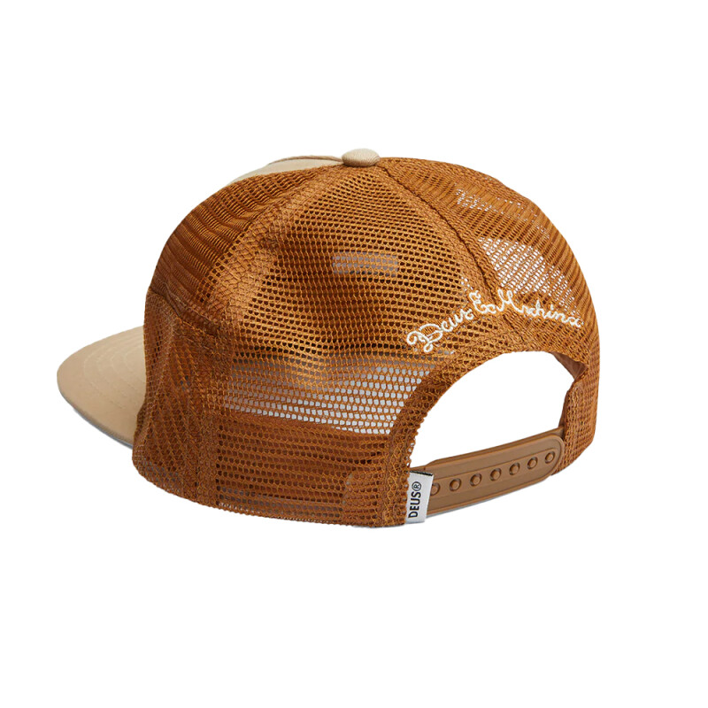 Gorro Cap Deus Sparks Trucker Beige Gorro Cap Deus Sparks Trucker Beige