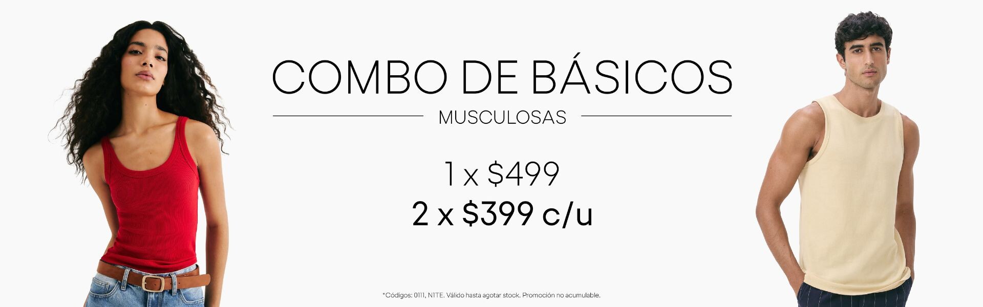 Promo de musculosas