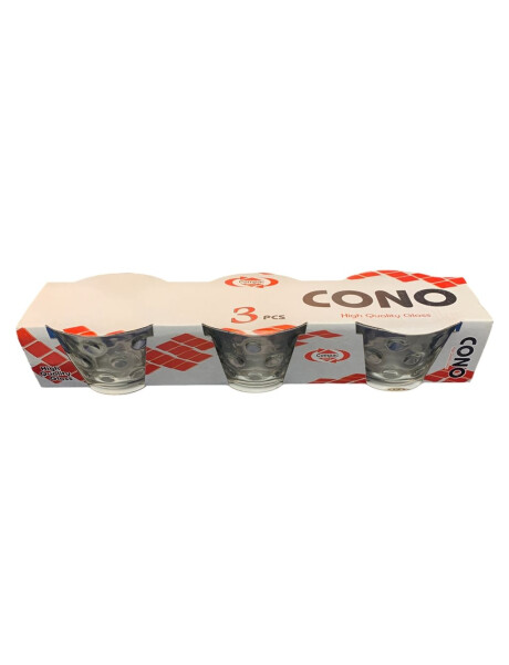 SET x 3 COMPOTERA 260ML D11x6CM CONO SET x 3 COMPOTERA 260ML D11x6CM CONO