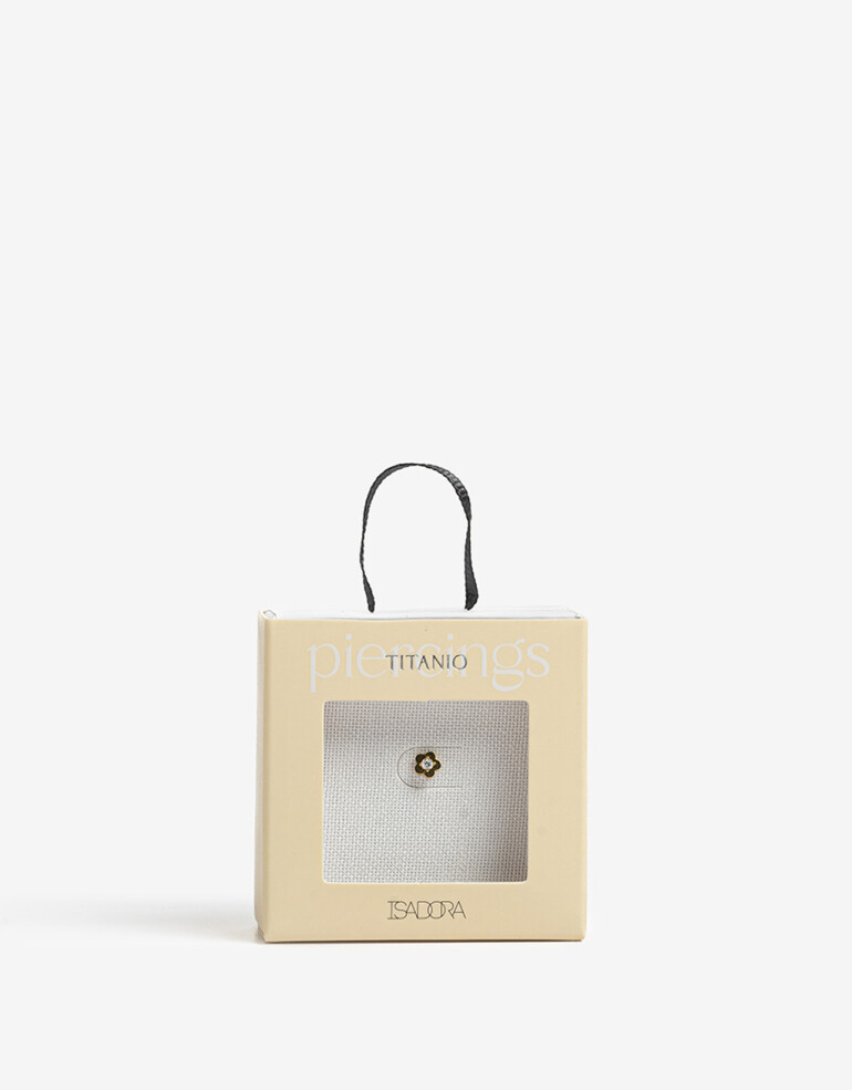 Bijouterie Vs Strass Piercing De Titanio - Dorado