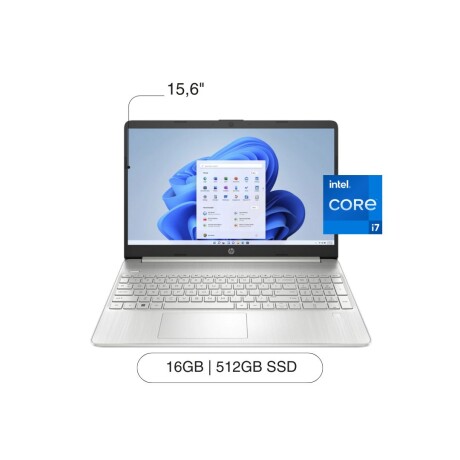 Notebook HP 15-DY5073DX 15.6'' FHD 512GB / 16GB I7 W11 Touch Screen Notebook HP 15-DY5073DX 15.6'' FHD 512GB / 16GB I7 W11 Touch Screen