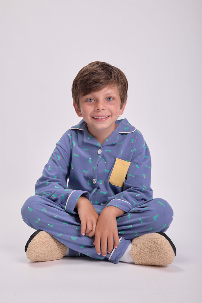 Conjunto pijama Azul