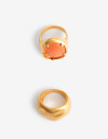 Sets Anillos Piedra Sets De Anillos Piedra - Rojo Cereza
