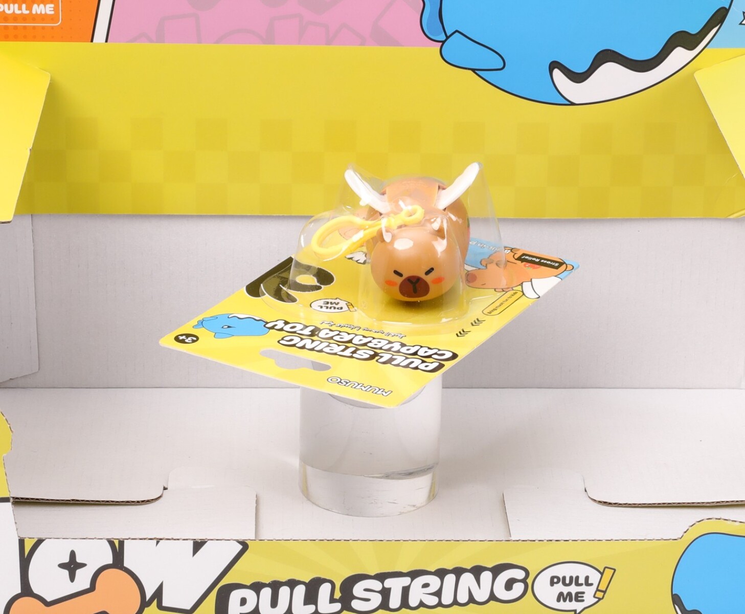 JUGUETE DE CAPIBARA CON CUERDA 