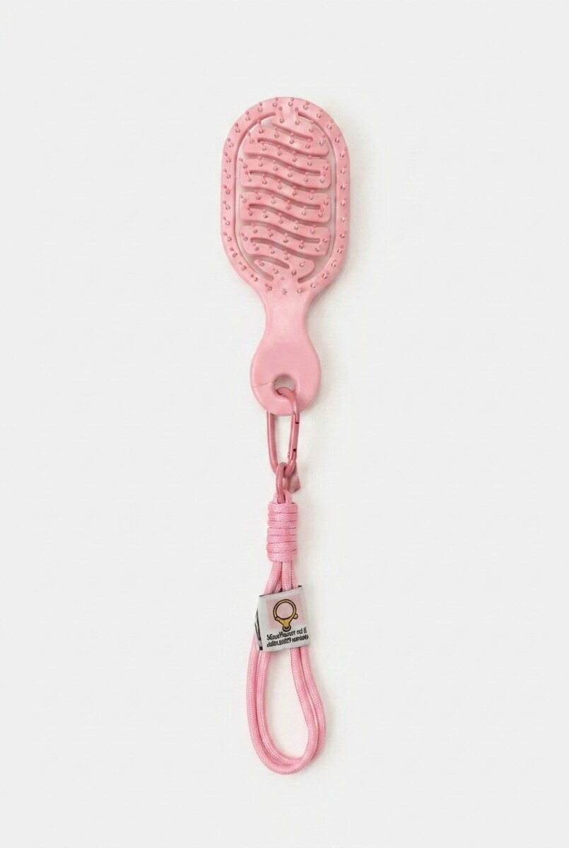 Llavero con peine - rosa 