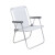 Silla Plegable de Aluminio 1 Posición Blanco