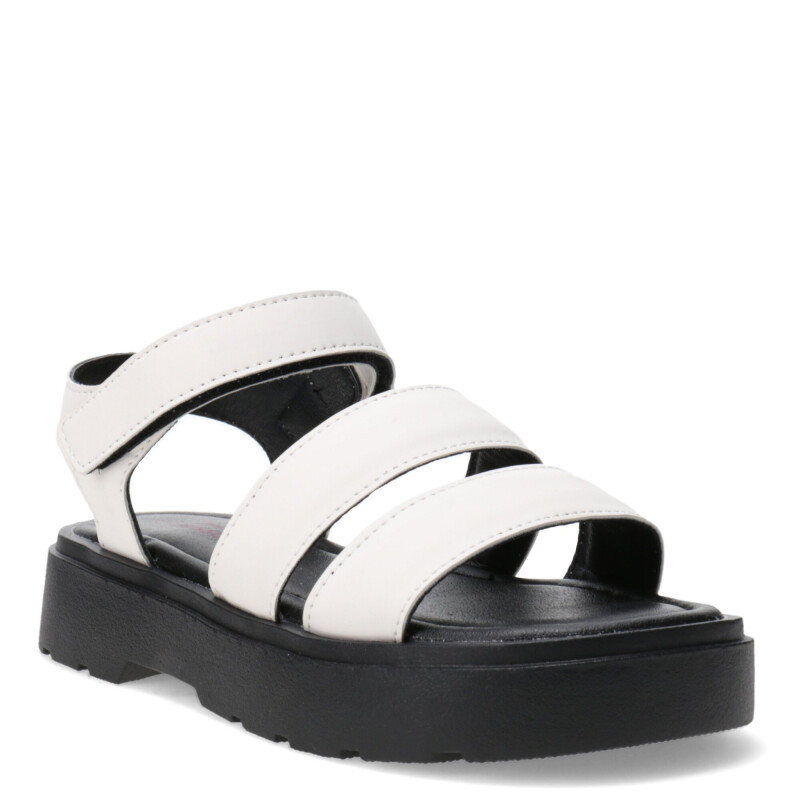 Sandalias de Niña MINI Miss Carol DRAGA con dos tiras Blanco