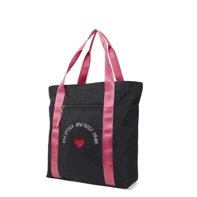Cartera Las Oreiro Love Negro