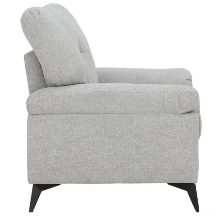BUTACA Tela y Madera Natural Living Lamona Gris Claro