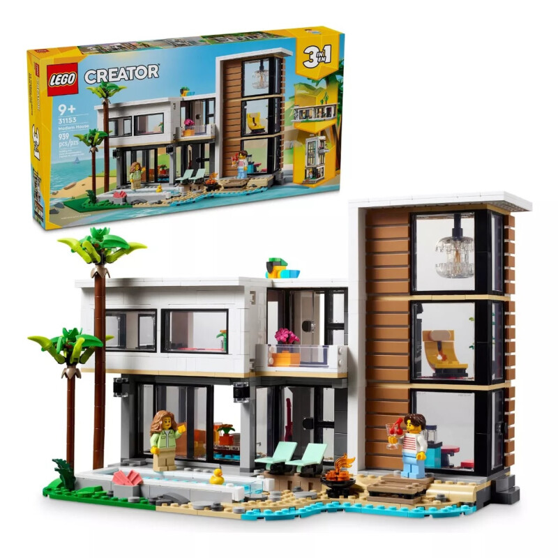 Lego® Creator 3en1 Casa Moderna Juego De Juguetes 31153 Lego® Creator 3en1 Casa Moderna Juego De Juguetes 31153