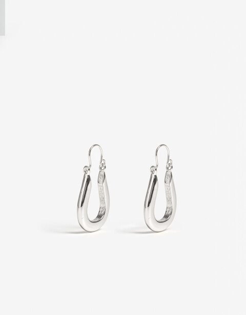 Aros Argollas Metal Argollas Metal Plateado - Plateado
