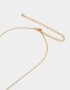 Cadena Corta con Dije Premium Gold Cortos - Dorado