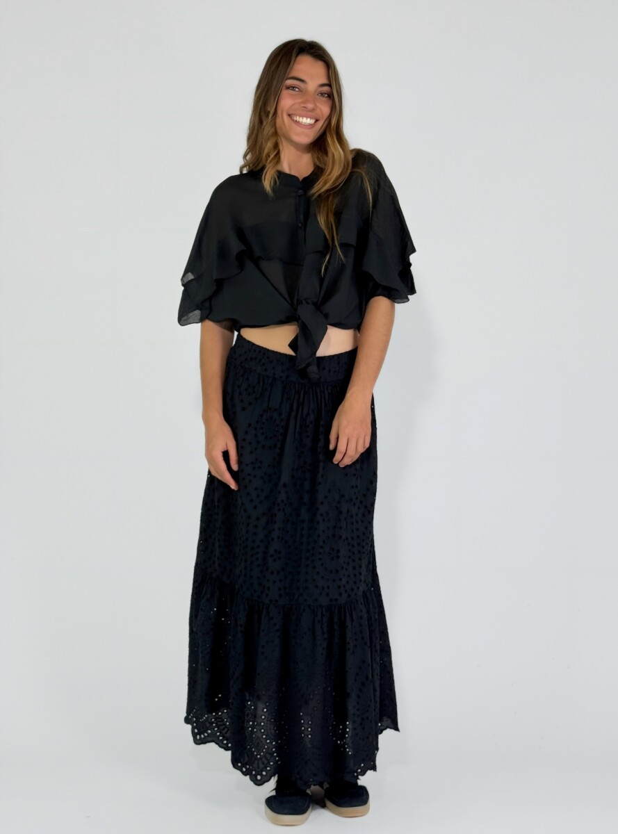 POLLERA CAMOGLI - NEGRO 