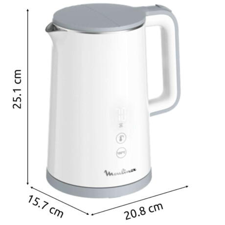 Jarra Eléctrica Dig 1.5Lt Moulinex Sense