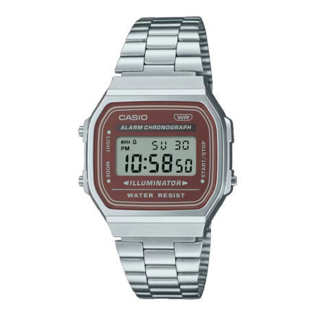 Reloj CASIO RETRO A168WA-5AYDF Acero Plateado Esfera 33mm 0