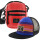 Set Morral + Gorro Visera Kristo Belga Para Hombre Rojo