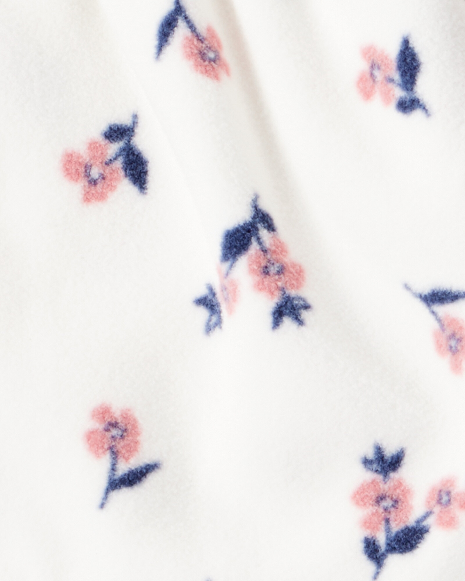 Set tres piezas, campera de micropolar, pantalón y body de algodón, diseño floral Set tres piezas, campera de micropolar, pantalón y body de algodón, diseño floral