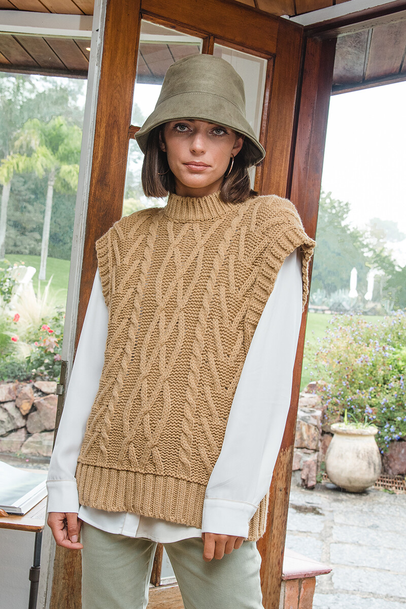 Chaleco Leeds Camel