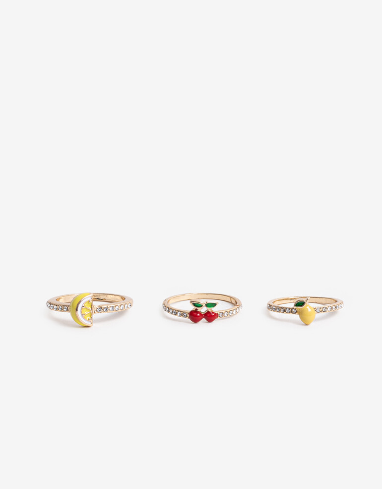 Sets Anillos Color Sets Anillos Tutti Frutti - Combinacion Multicolor