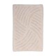 Alfombra de baño antideslizante en algodón 40x60cm Espiral Blanco