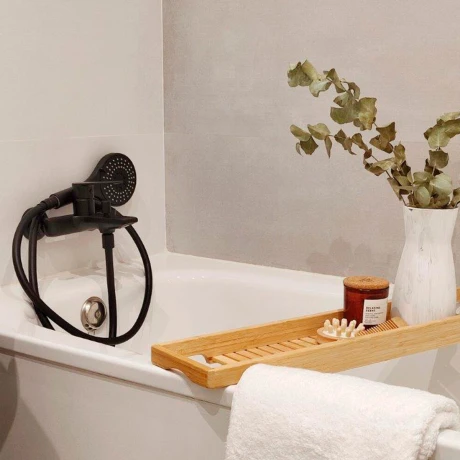 Griferia De Ducha Exterior Line Agora Extreme Clever - Negro Mate 000